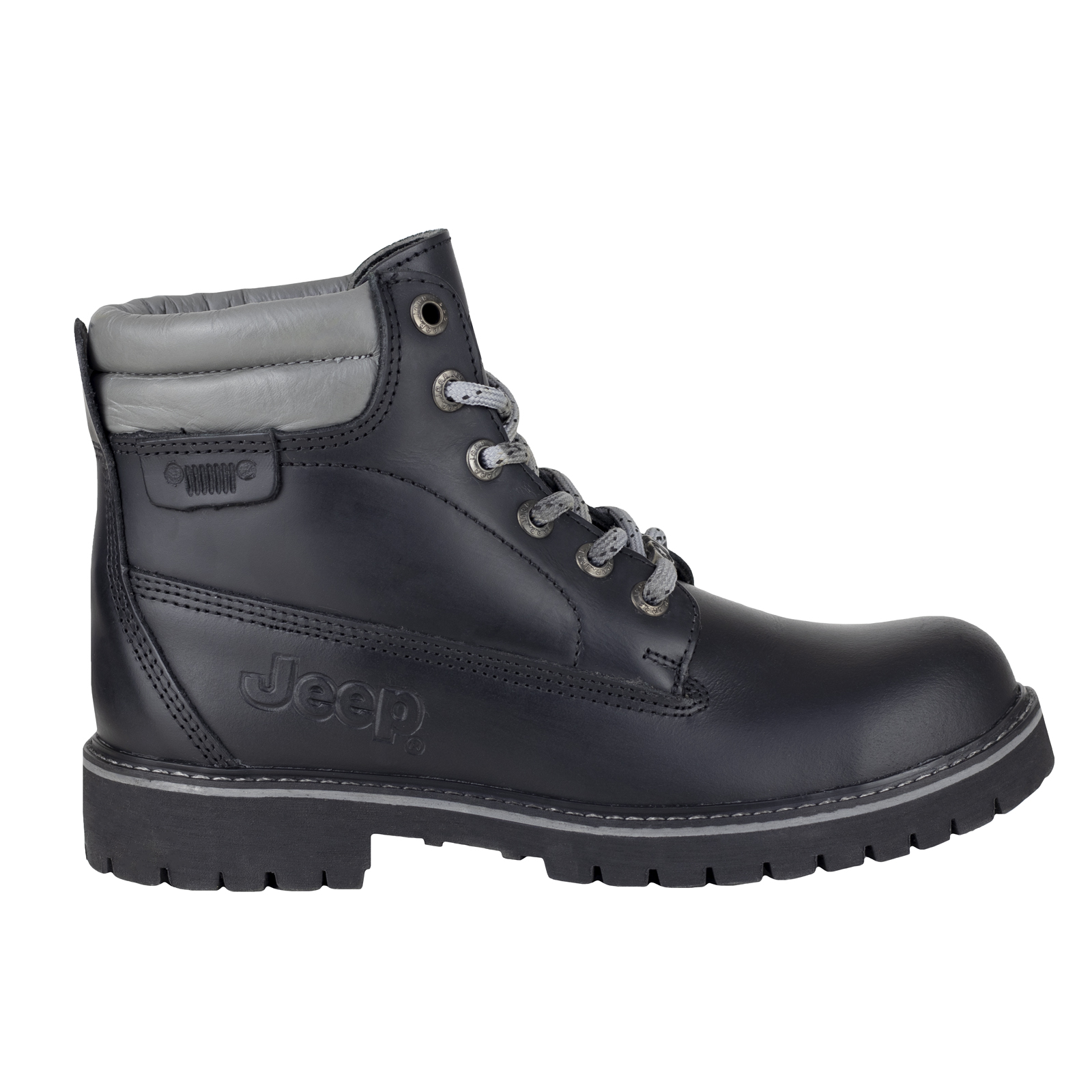 Bota De Casquillo Jeep Para Dama Trabajo 10750 Negro Confort.