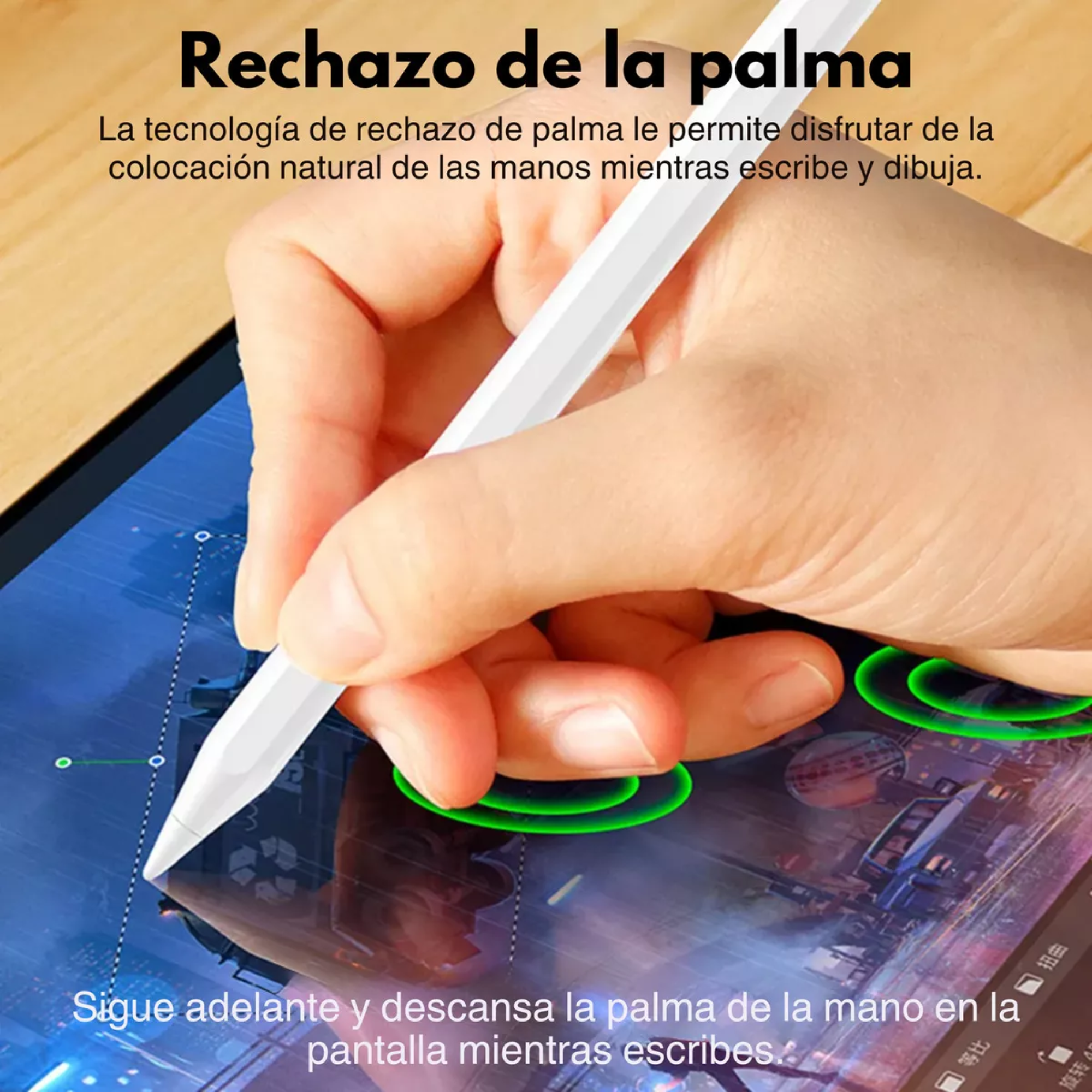 Mr. Gadgets Pencil Con Carga Inalámbrica Magnética, Lápiz Con Precisión De Píxeles, Stylus Pen Para iPad Pro 11'' 1/2/3/4, iPad Pro 12.9'' 3/4/5/6, iPad Air 4/5, iPad Mini