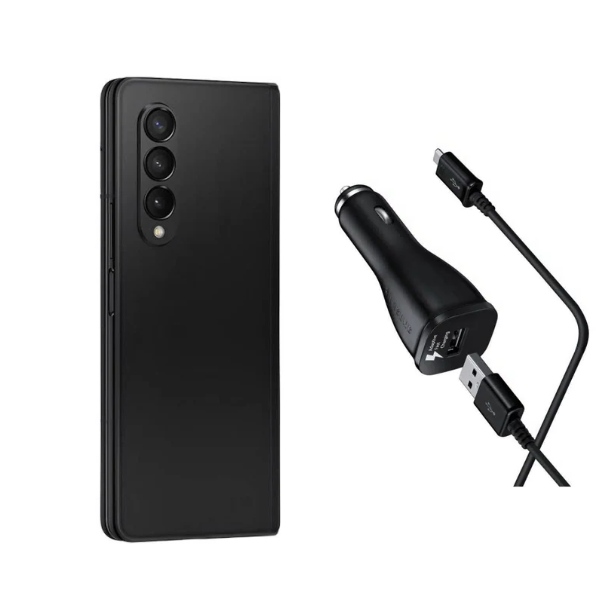 Samsung Galaxy Z Fold 4 5G Negro 1T Reacondicionado + Cargador para auto 45 w de Regalo.