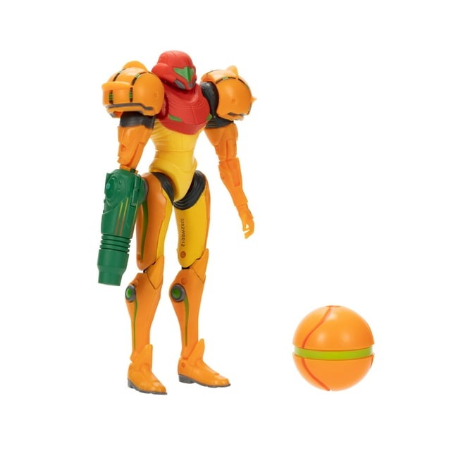 Figura Metroid Samus 4in Morph Ball Accesorios.