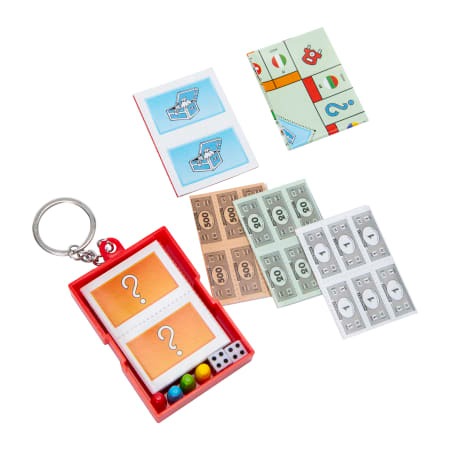 Hasbro Gaming Monopoly Llavero Juego Mini Tamaño de Viaje