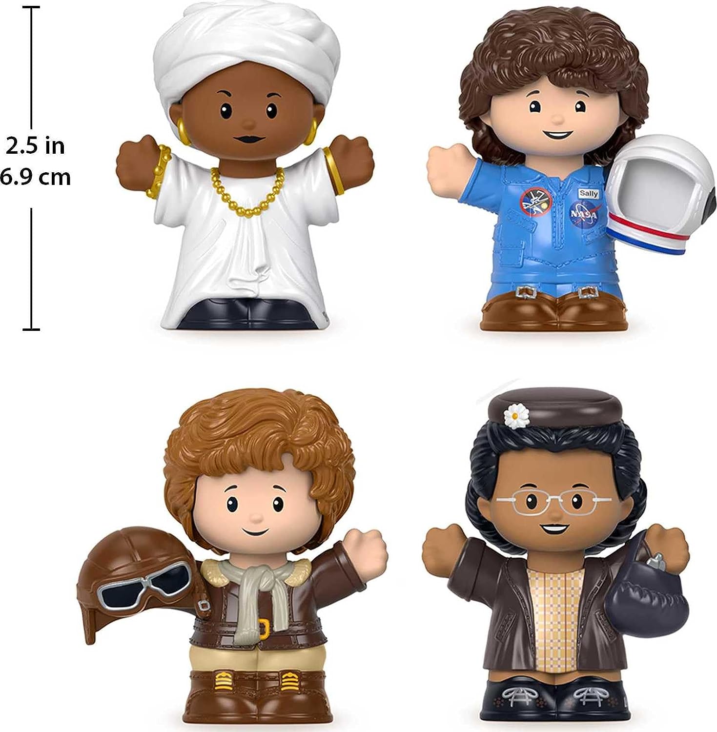 Figura Colección Little People Collector Inspiring Women Set Original Regalo