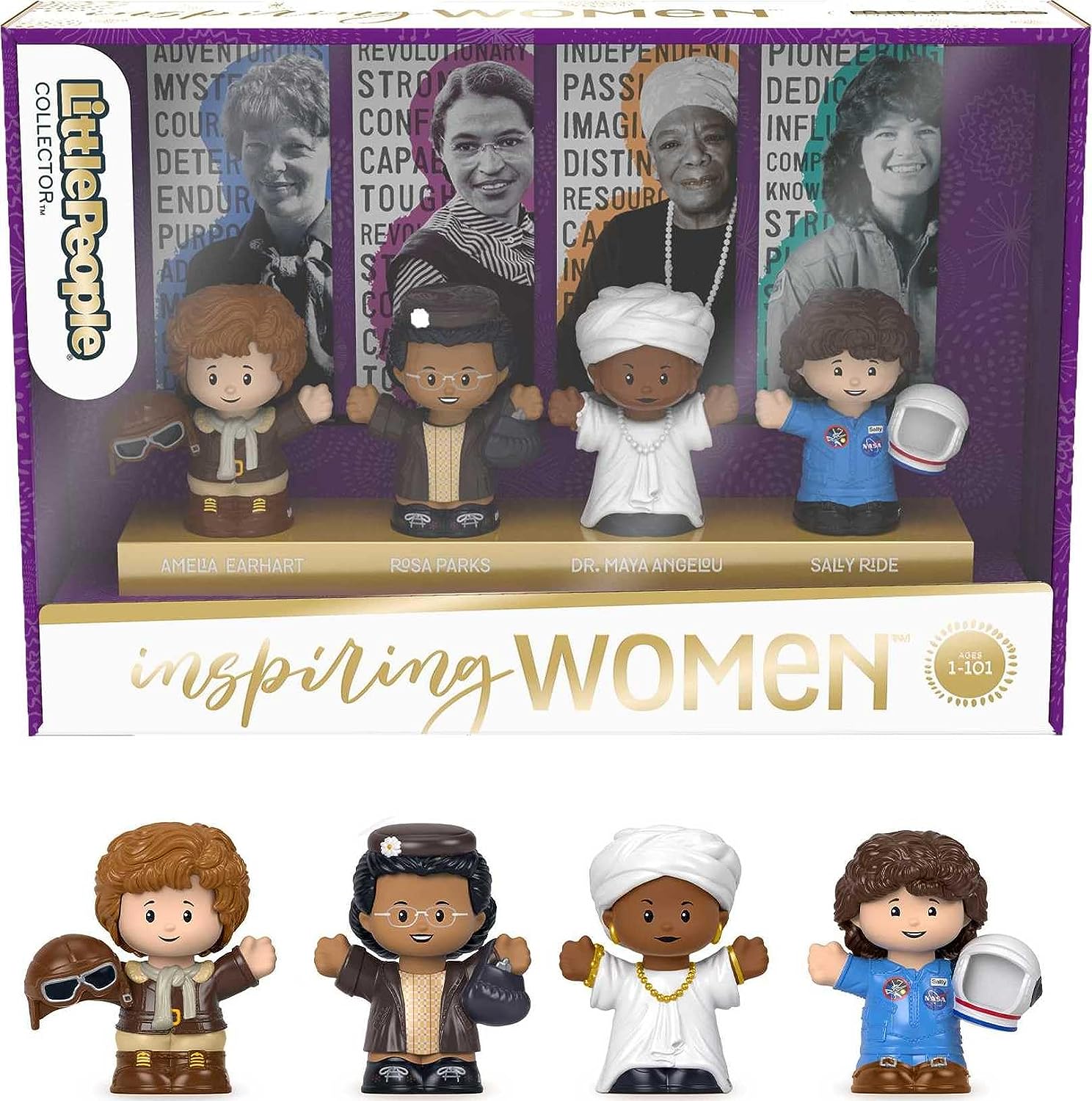 Figura Colección Little People Collector Inspiring Women Set Original Regalo