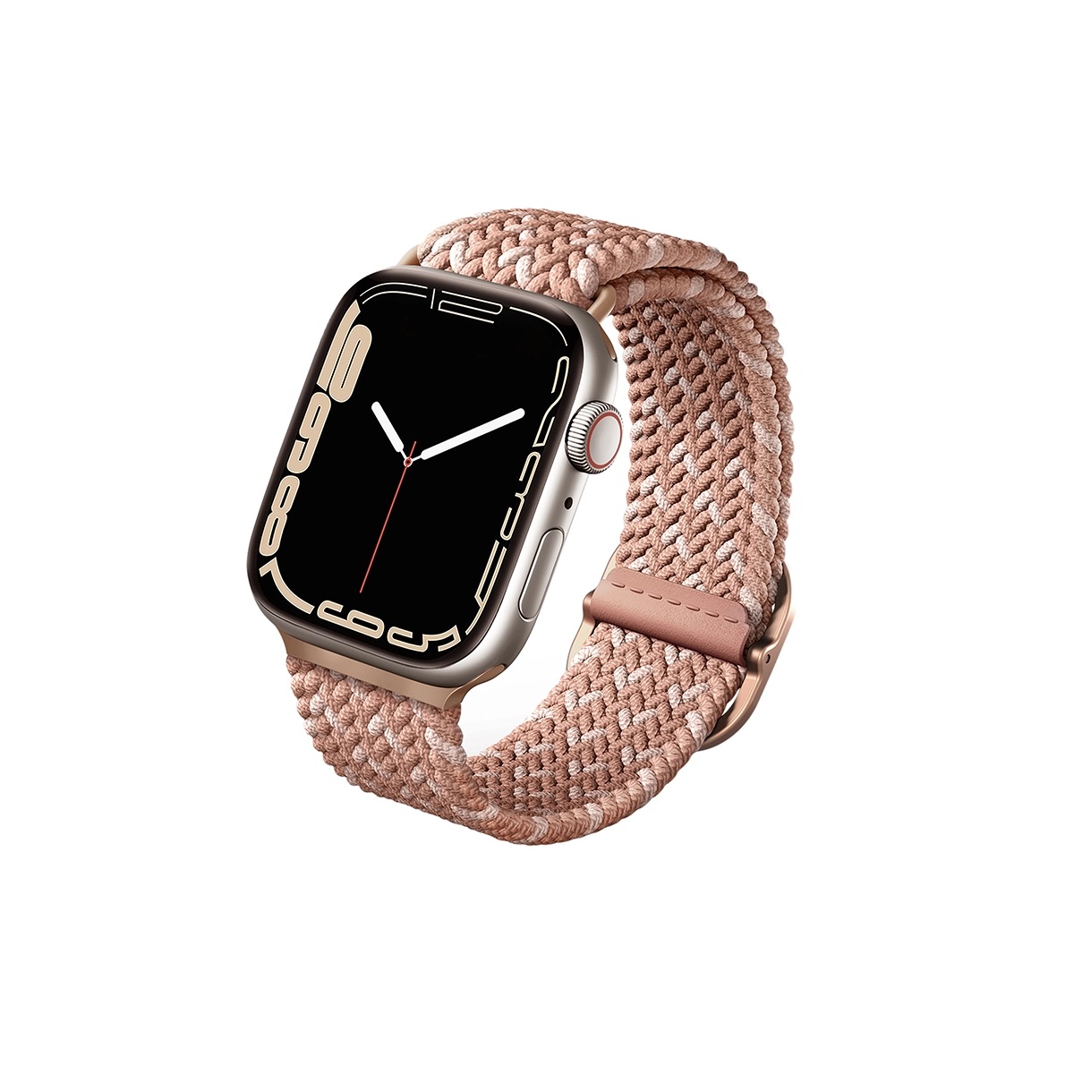 Correa Tejida Apple Watch 9 | 8 | 7 | 6 | 5 | 4 | 3 | 2 | 1 | SE Series de 41/40/38 mm Aspen Rosa Cítrico Uniq.