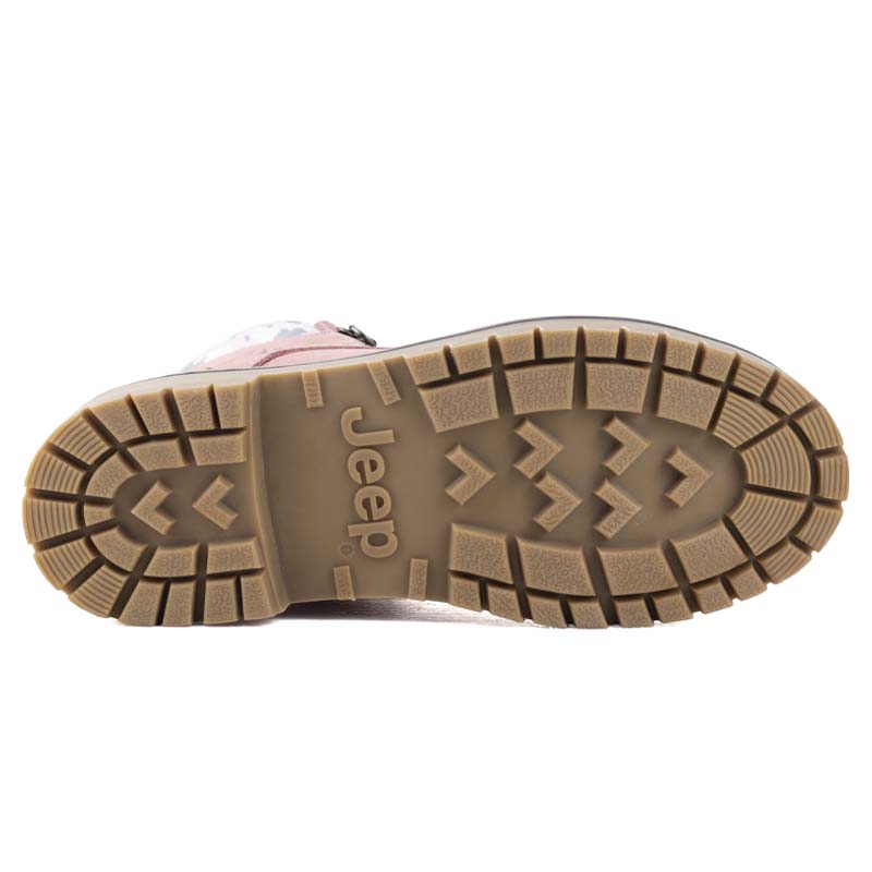 BOTA ROSA URBANAS PARA DAMA JEEP FOOTWEAR 10754 NOBUCK ROSA.