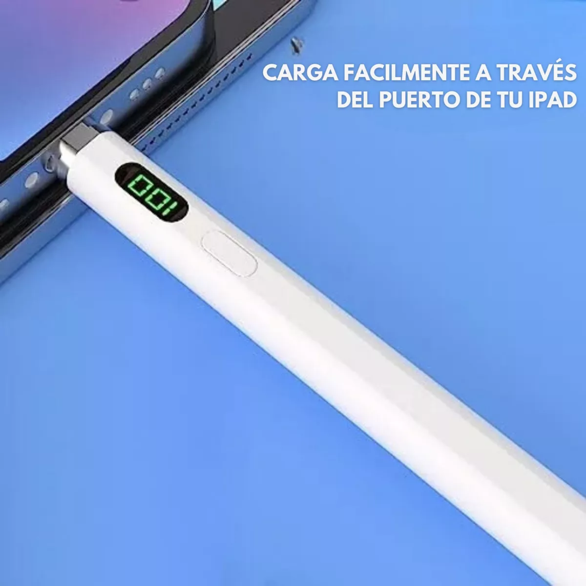 Stylus USB-C Magnético con Indicador LED de Batería - Lápiz Perfecto para iPad