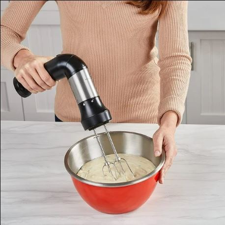 Licuadora 3 en 1 Inalámbrica de Inmersión  (Batidora-Picadora)con soporte y base recargable Emeril Lagasse.