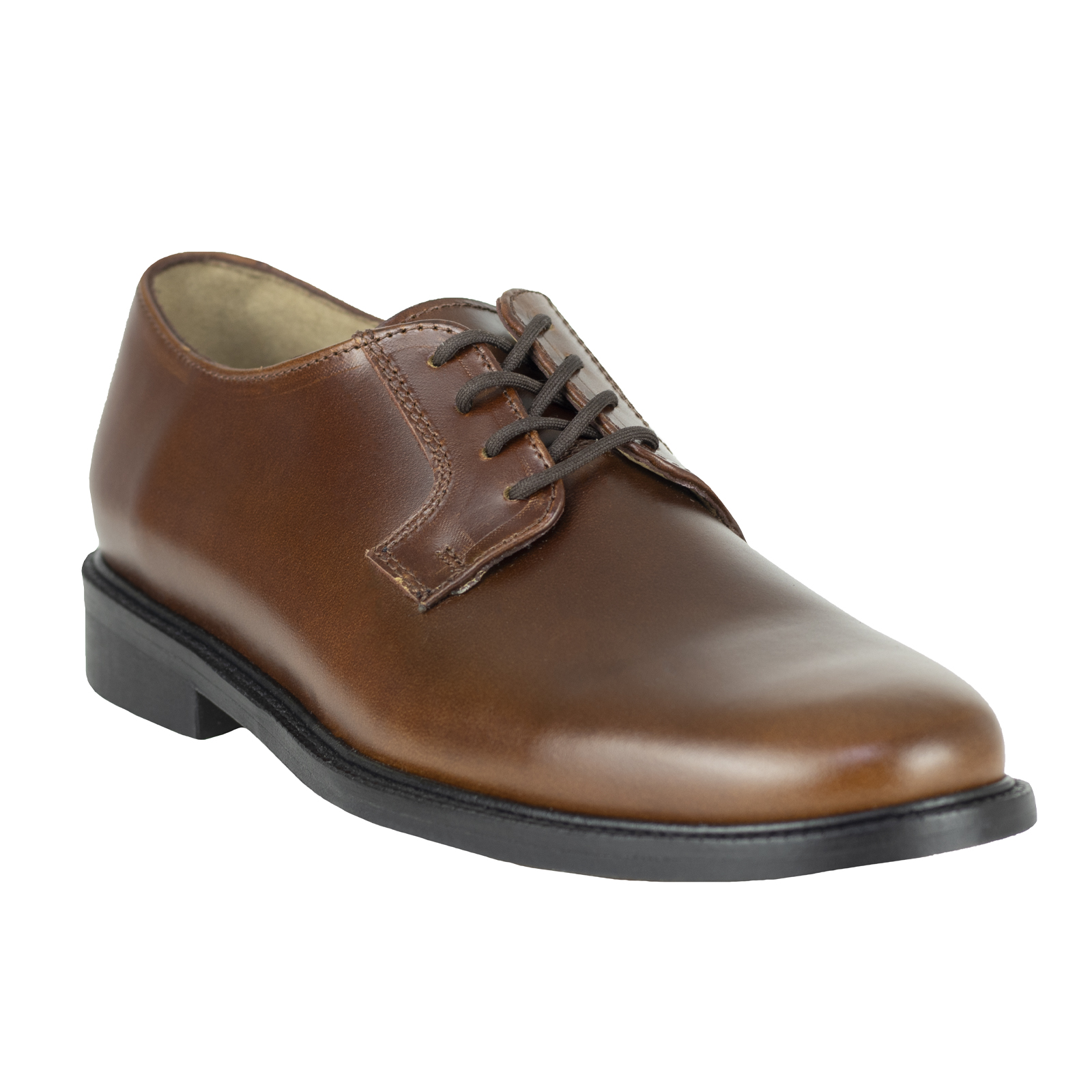 Zapato Derby De Hombre Clasico Bond 51955 Tan Suela De Cuero.