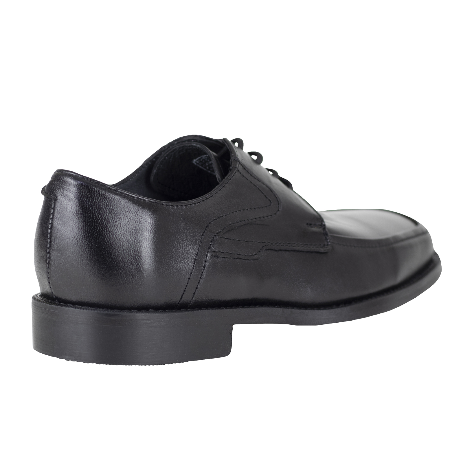 Zapato Derby Semivestir Hombre Suela Cuero Bond 11715 Negro.
