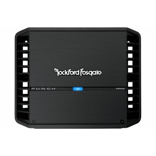 Amplificador Full-Range 2 Canales Rockford Fosgate P300X2 300 Watts Clase AB Punch Series 