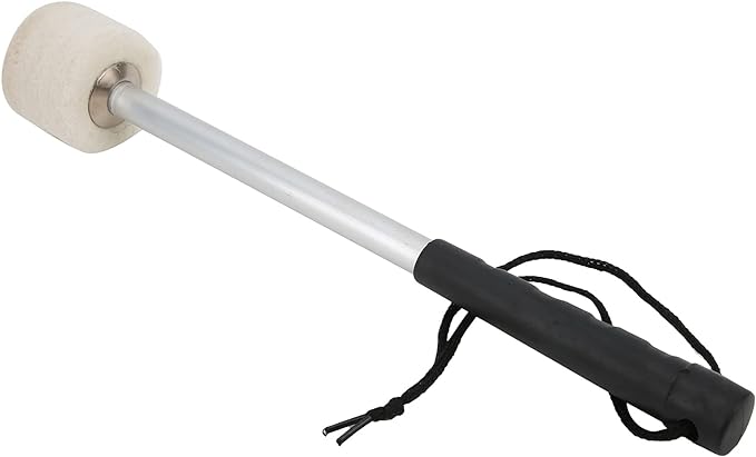 A Baquetas portátiles para bajo, accesorios para instrumentos, baquetas con cabeza de fieltro de lana para aula de música para principiantes para sala de conciertos.