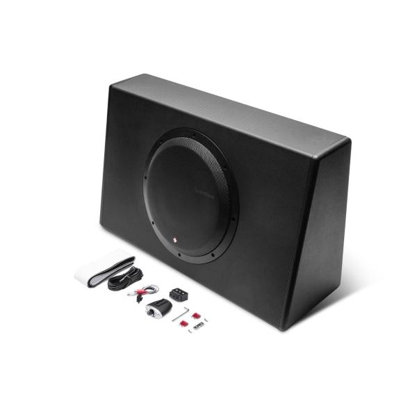 Subwoofer Amplificado Plano Rockford Fosgate P300-12T 300 Watts 12 Pulgadas para camión eléctrico 