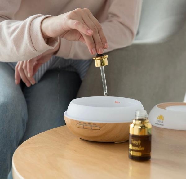 Difusor y Humidificador Ultrasonico Gadgets & Fun para aromaterapia con luz integrada capacidad 300 ml