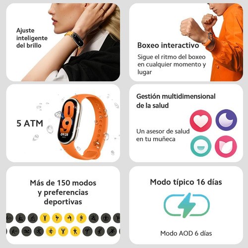 Reloj Inteligente Xiaomi Mi Band 8 Smart Band 