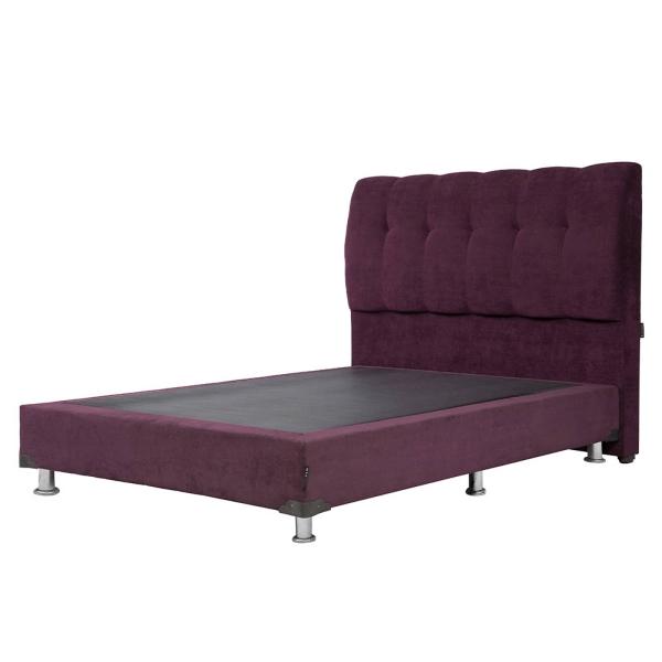 Cabecera Queen Size Dicasa Nube con Box Velvet Morado