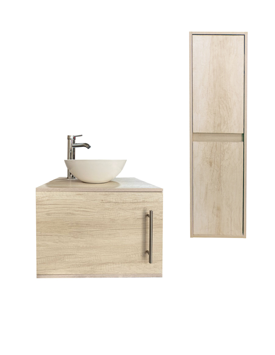 Gabinete Para Baño Con Lavabo + Gabinete De Almacenamiento