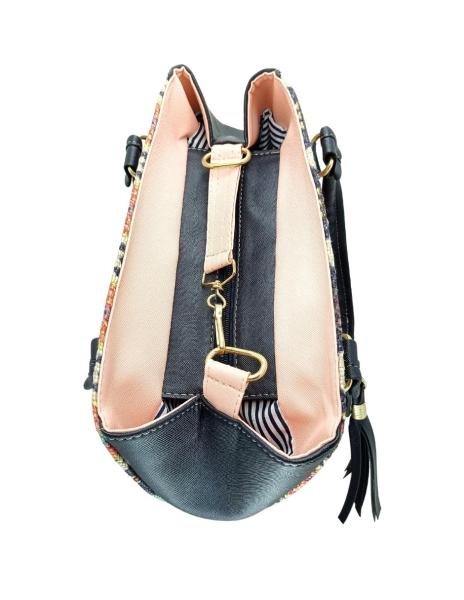 Juego de Bolsa y Cartera artesanales Mariana Piñon de yute