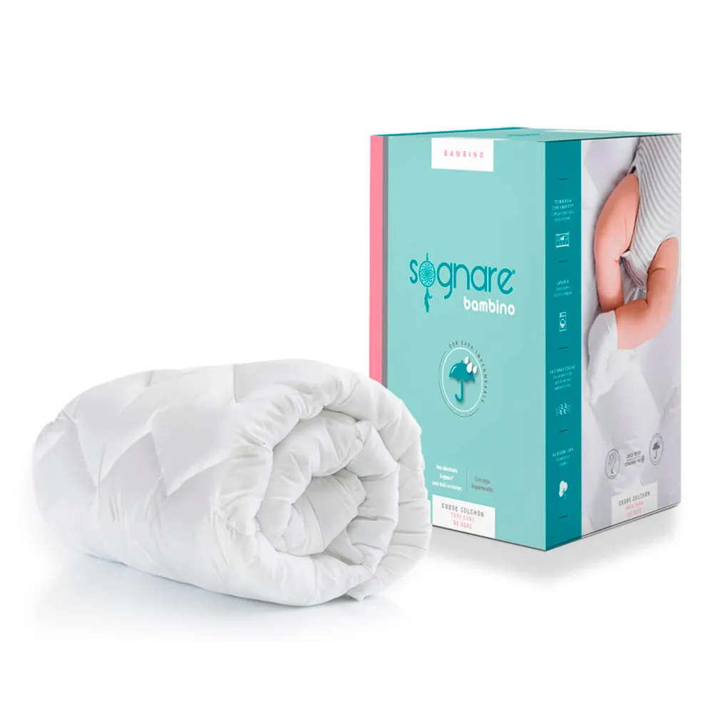 Cubre Colchón Impermeable Sognare Bambino para Bebés.