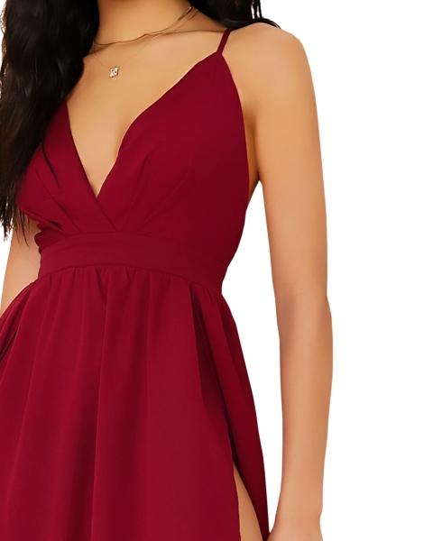 Maxi Vestido Elegante de Fiesta Sexi  Dama Mujer  Tirantes