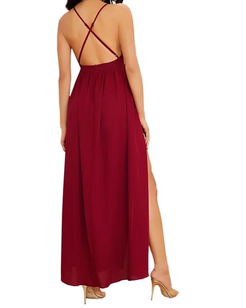 Maxi Vestido Elegante de Fiesta Sexi  Dama Mujer  Tirantes
