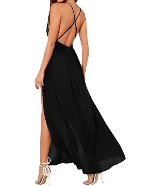 Maxi Vestido Elegante de Fiesta Sexi  Dama Mujer  Tirantes