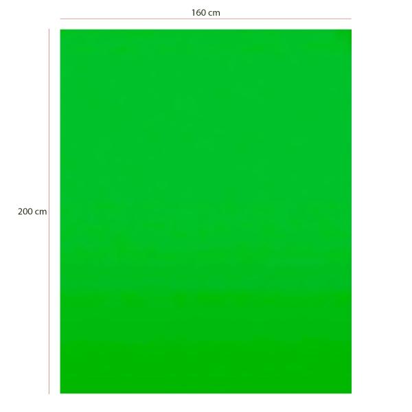 Pantalla Verde Fondo Fotografia Ciclorama 160 X 200 Cm 	