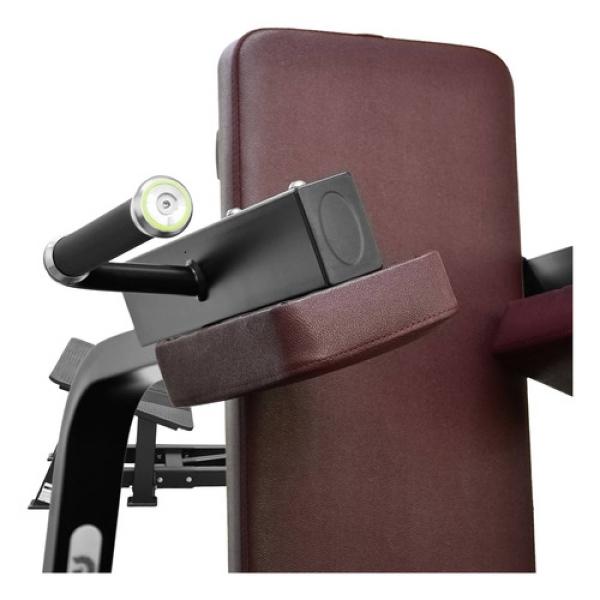 Maquina Sentadilla V Hack 2 Soportes Altura Ajustable Gym