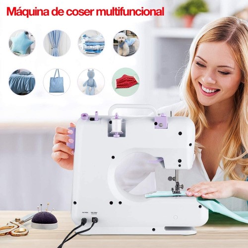 Máquina De Coser Portátil Eléctricas Patrones De 12 Puntada.