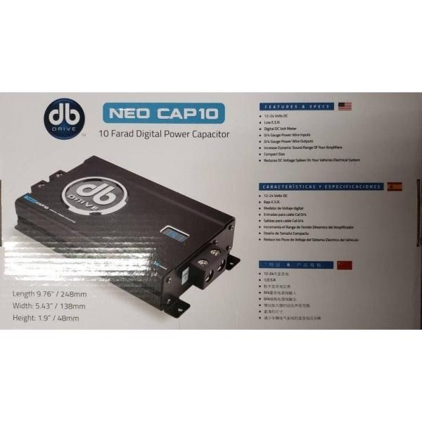 Capacitor Digital DB Drive NEOCAP10 10 Faradios 12-24 V ... .