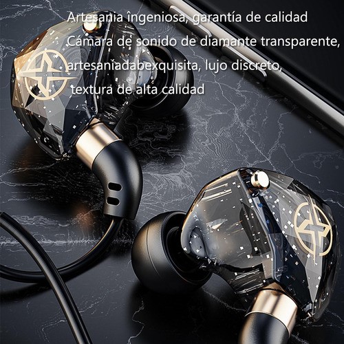 Audífonos In-ear Monitor Con Micrófono 3m Cable Para Xbox Ps