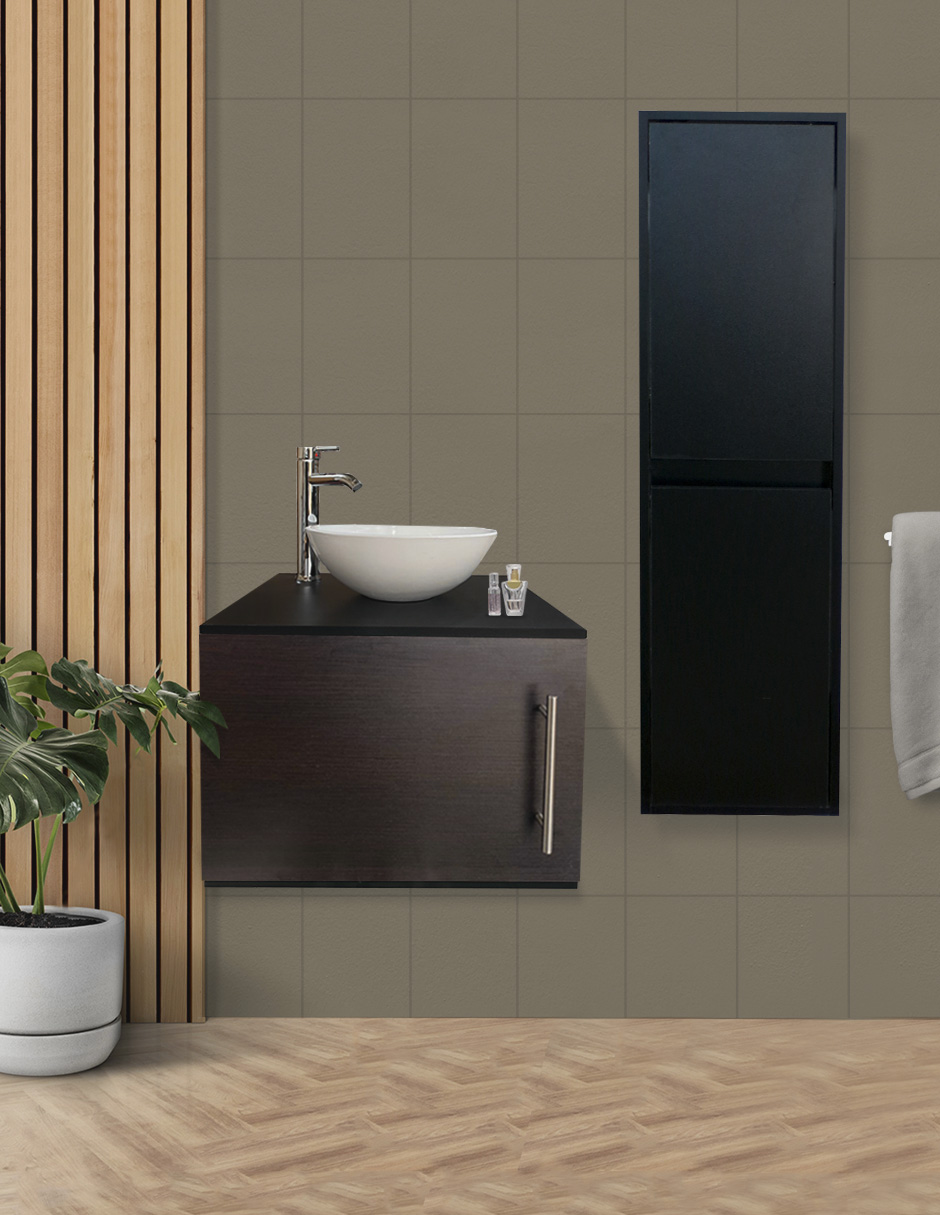 Gabinete Para Baño Con Lavabo + Gabinete De Almacenamiento