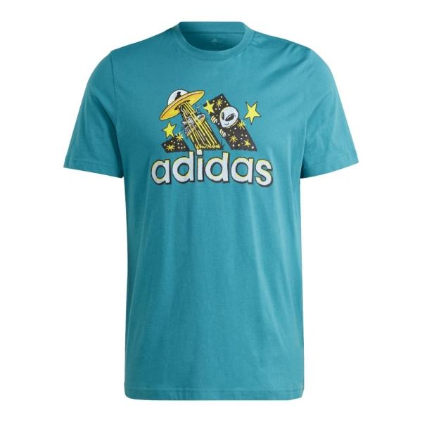 PLAYERA ADIDAS HOMBRE AZUL ADIDAS M DOODLE F T IL2828