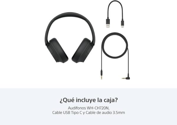 Sony Audifonos Inalambricos Negro Wh Ch720n Bz Uc - Game Center