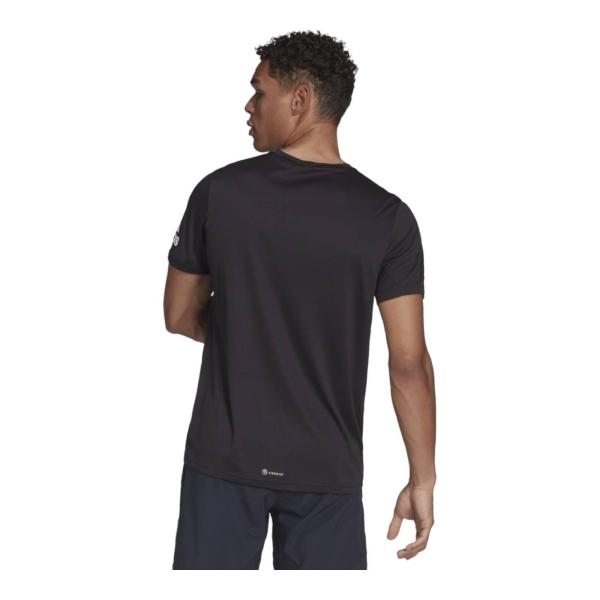 PLAYERA ADIDAS HOMBRE NEGRO ADIDAS RUN IT TEE  HB7470