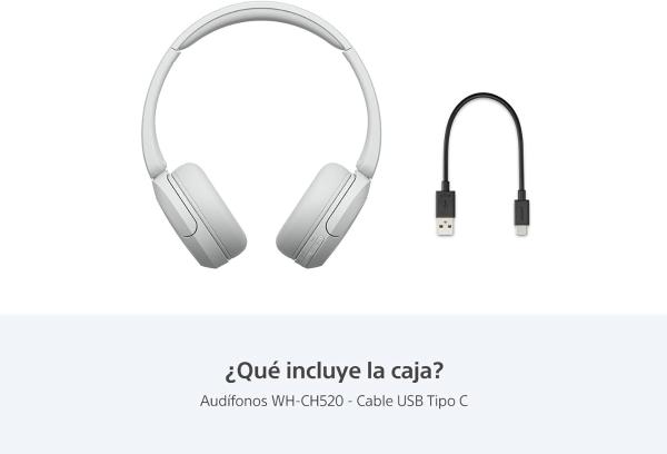Sony Audifonos Inalambricos Blanco Wh Ch520 Wz - Game Center