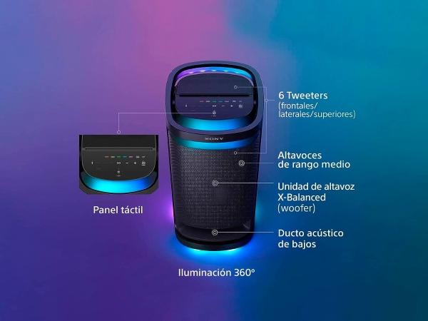 Sony Bocina Inalambrica Portatil Srs Xv900 - Game Center