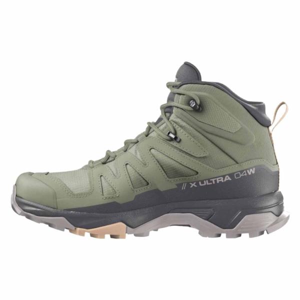BOTAS SALOMON MUJER VERDE X ULTRA 4 MID GTX L41625100 + CALCETAS DE REGALO