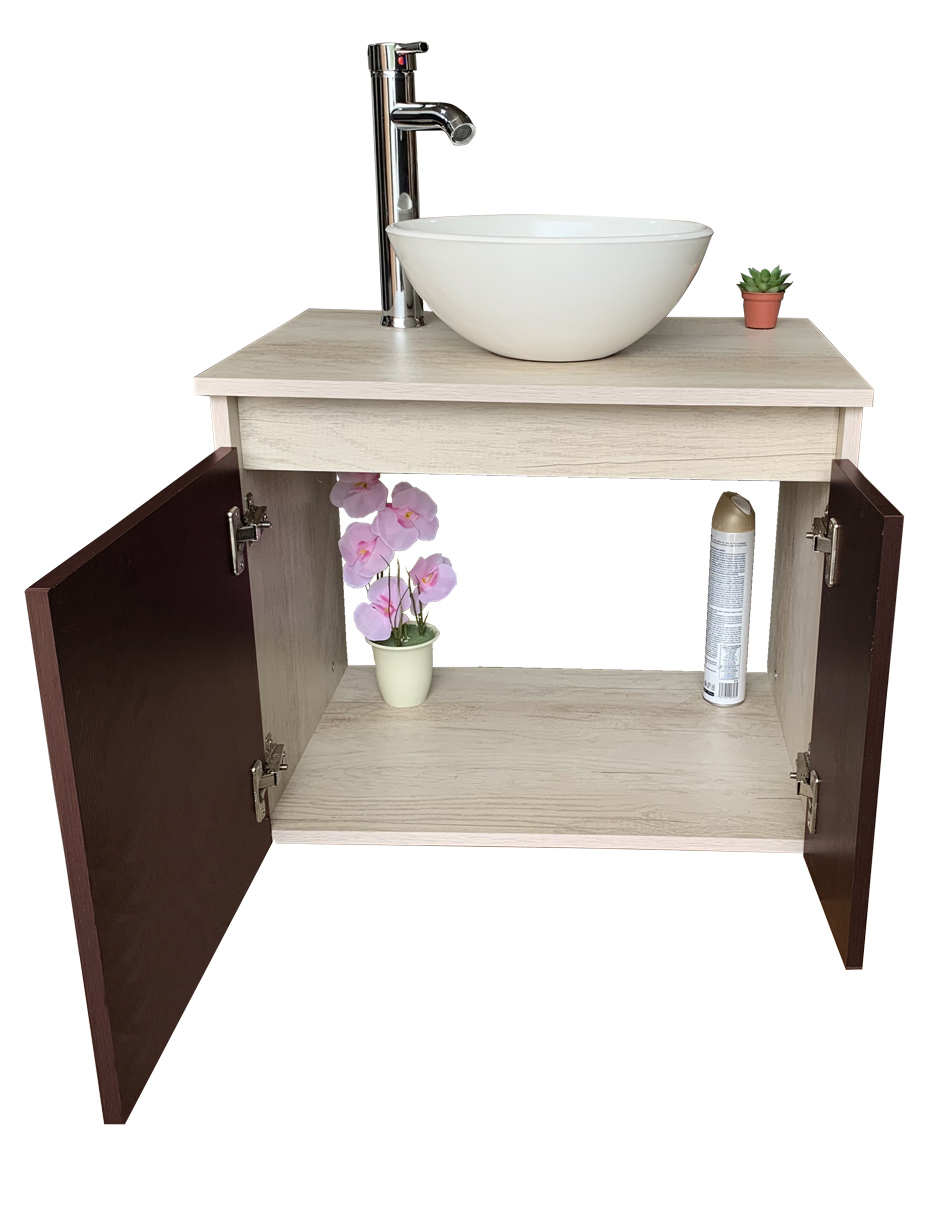 Mueble Gabinete para Baño con Lavamanos Y Monomando Ocean