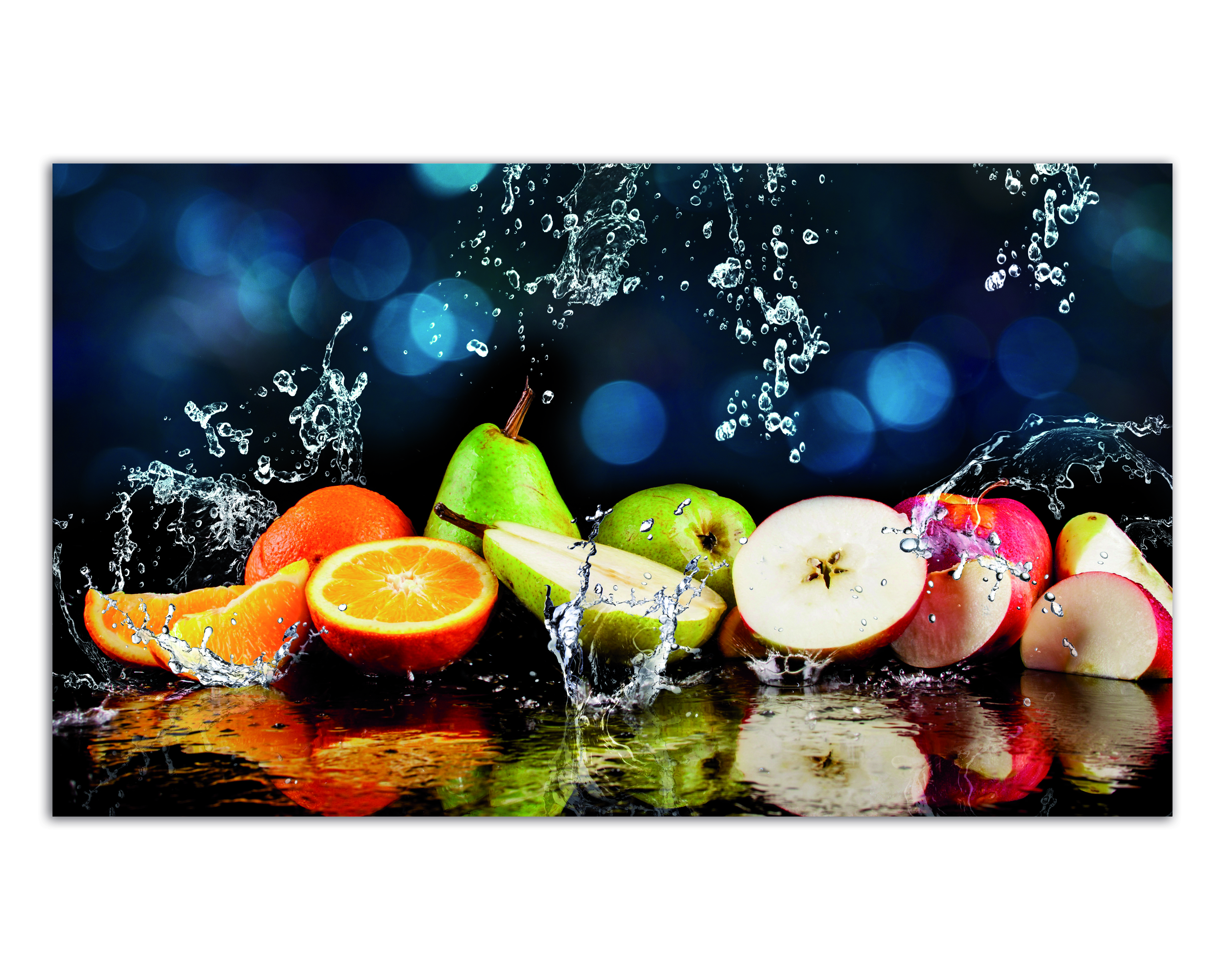 Cuadro Decorativo Acrílico Splash de frutas 70x120  
