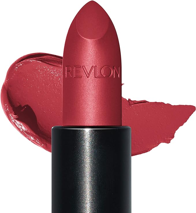A Revlon Lapiz Labial Cremoso, Super Lustrous, Lipstick the Luscious, Coleccion Reds & Corals, Tonos Mattes, Contenido 1 Unidad de 23 Gramos, Color 008 Show Off.