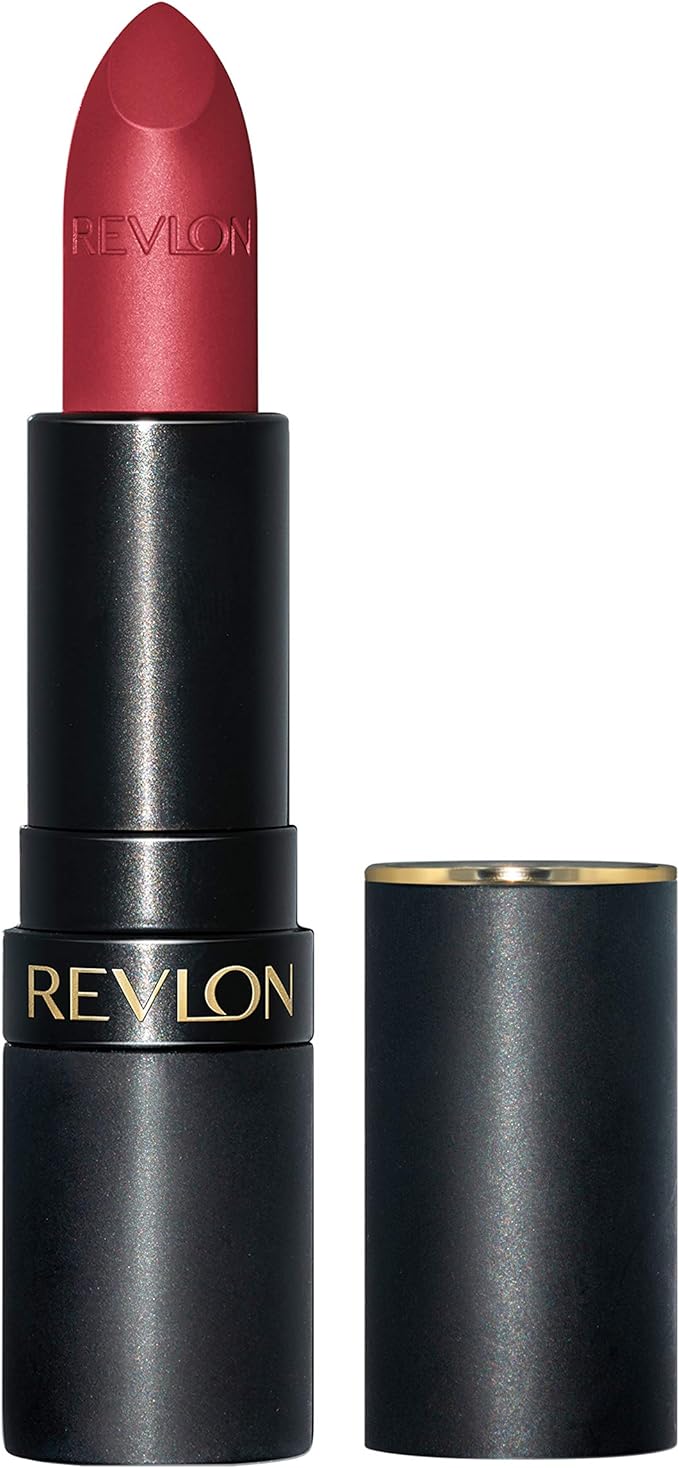 A Revlon Lapiz Labial Cremoso, Super Lustrous, Lipstick the Luscious, Coleccion Reds & Corals, Tonos Mattes, Contenido 1 Unidad de 23 Gramos, Color 008 Show Off.