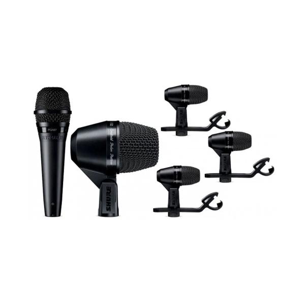 Kit De 5 Micrófonos SHURE Pgadrumkit5 Para Batería .
