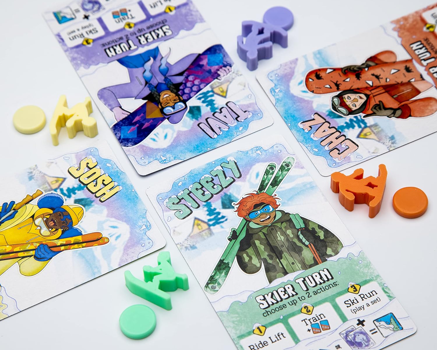 Skull Canyon Ski Fest + Promo Inglés Pandasaurus Games Juego 2 a 4 Jugadores