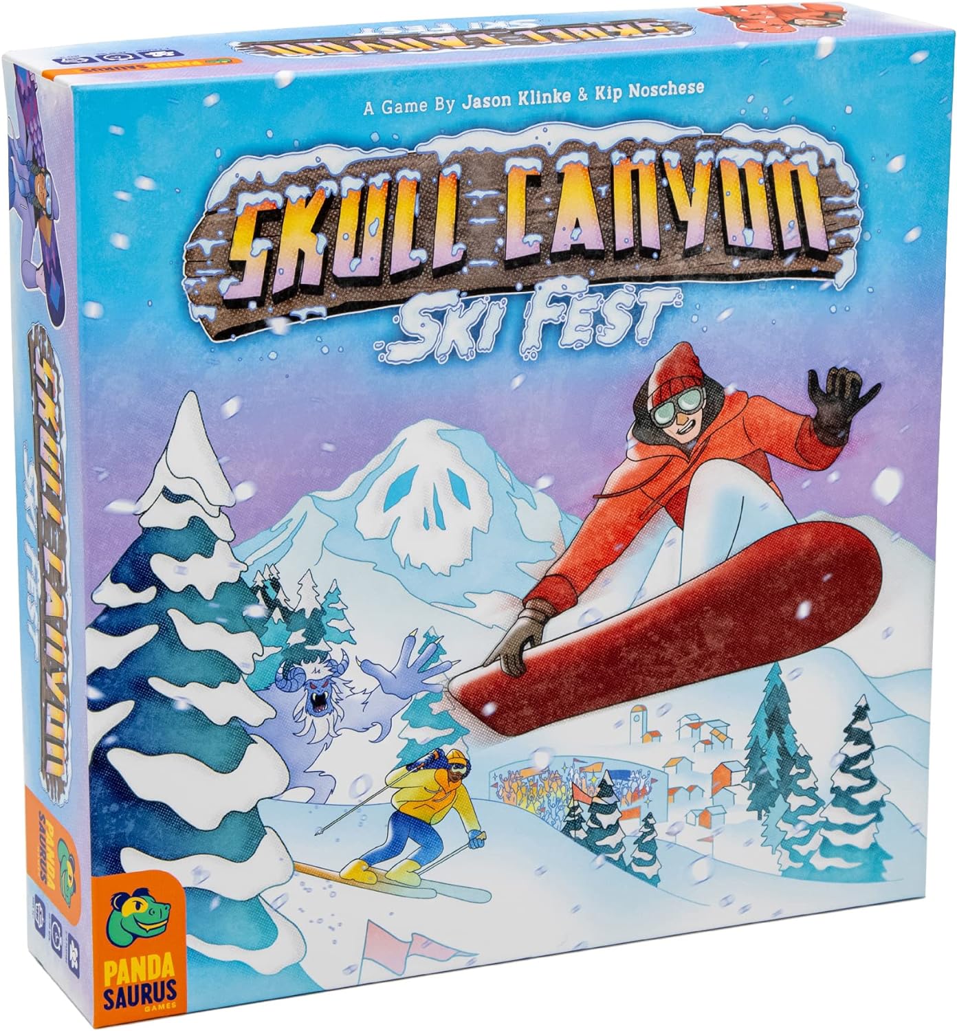 Skull Canyon Ski Fest + Promo Inglés Pandasaurus Games Juego 2 a 4 Jugadores