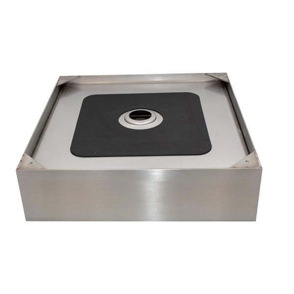 Ovalin Lavabo Cuadrado Acero Inoxidable 304 Satin Super Lujo