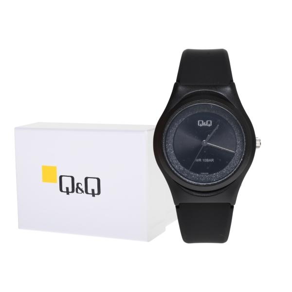 Reloj Q&Q Unisex Análogo Resistente al Agua Negro VQ86J029Y