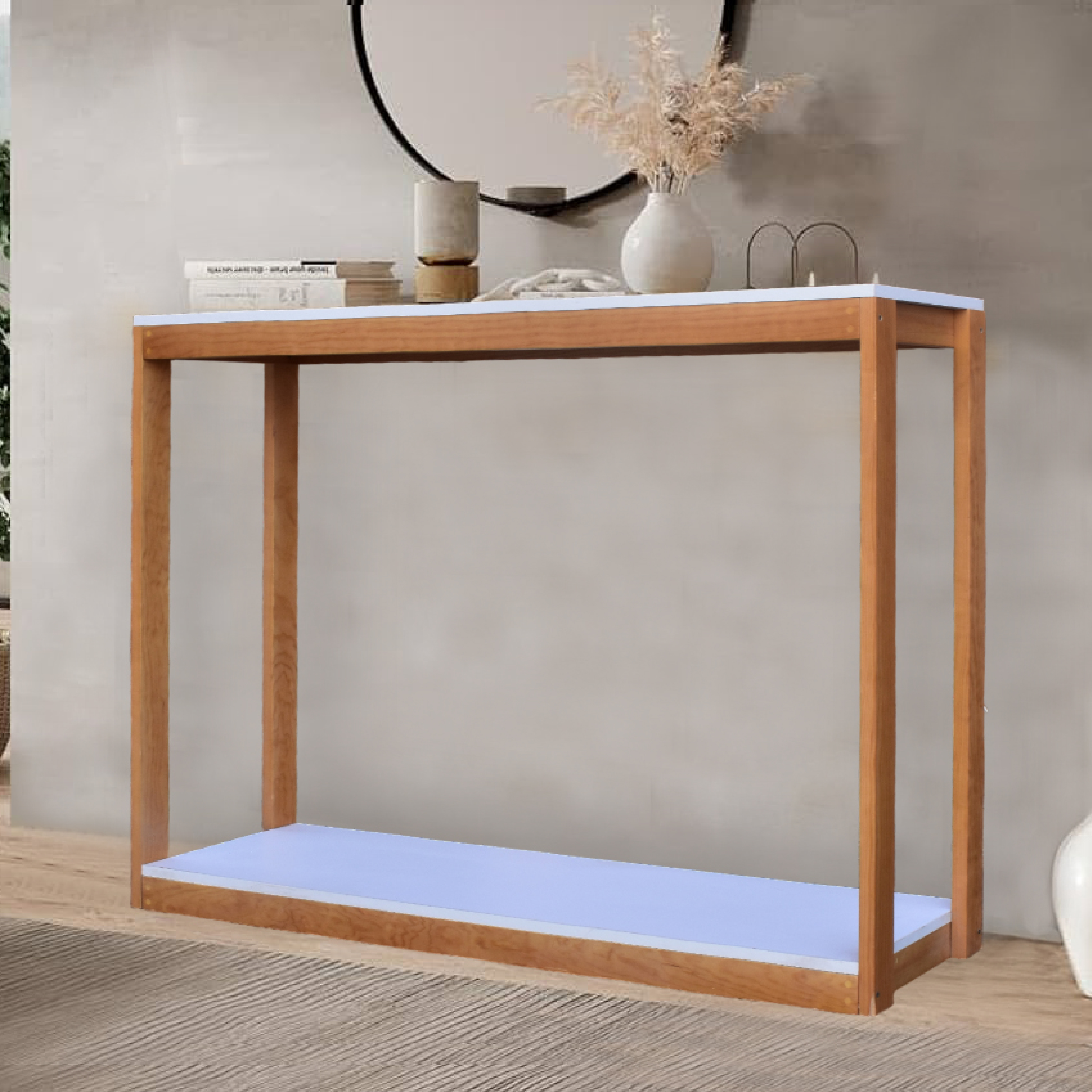 Mueble recibidor- Credenza- mueble entrada de casa- de madera con melamina