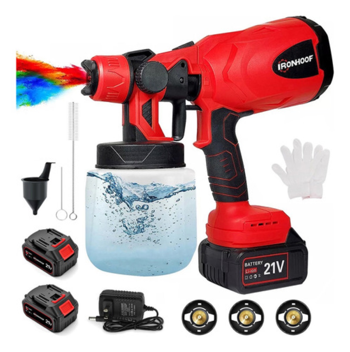 Pistola Para Pintar Pulverizador Pintura Inalámbrico 800 ml