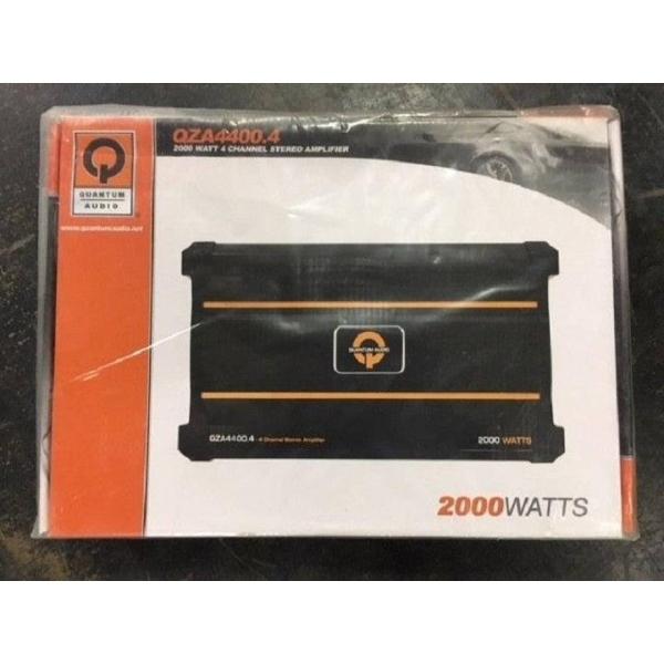 Amplificador 4 Canales Quantum Qza4400.4 2000w Clase Ab 2ohm 