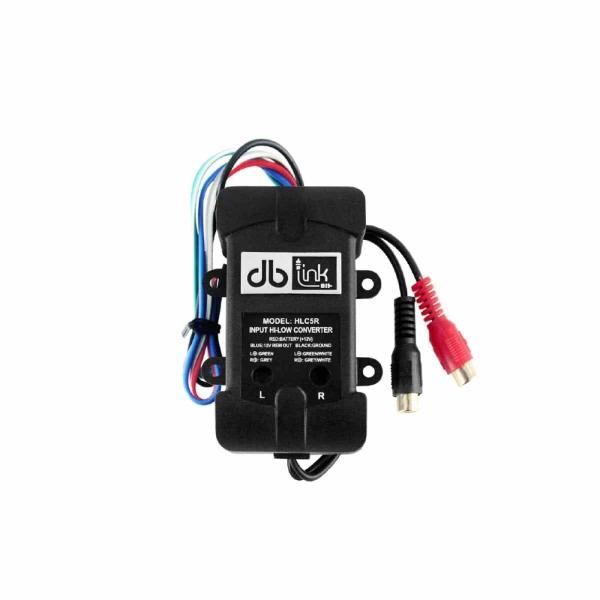 Convertidor de Alta a Baja DB Link HLC5R Hi-Low con salida de disparo remoto 12 Volts 
